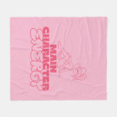 ロラメインキャラクターエネルギー フリースブランケット (正面(横))