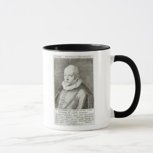 ロランドde Lassus 1593-94年のポートレート マグカップ (右)