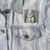 ロランドde Lassus 1593-94年のポートレート 缶バッジ (インサイチュ)