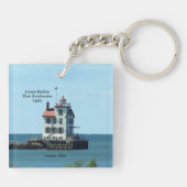 ロラーインハーバーウエストブレークウォーターライトキーチェーン キーホルダー (裏面)