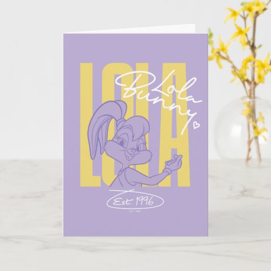 ロラ1996ヴィベ カード (黄色い花)