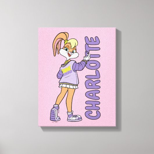 ロラ・チューンスクワッド™バーシティハート キャンバスプリント (正面)