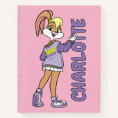 ロラ・チューンスクワッド™バーシティハート ノートブック (正面)