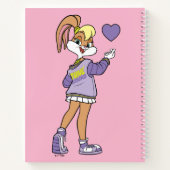 ロラ・チューンスクワッド™バーシティハート ノートブック (裏面)