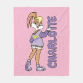 ロラ・チューンスクワッド™バーシティハート フリースブランケット (正面)