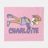 ロラ・チューンスクワッド™バーシティハート フリースブランケット (正面(横))