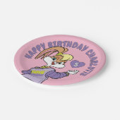 ロラ・チューンスクワッド™バーシティハート ペーパープレート (アングル)