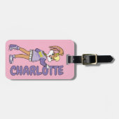 ロラ・チューンスクワッド™バーシティハート ラゲッジタグ (正面横)