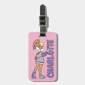 ロラ・チューンスクワッド™バーシティハート ラゲッジタグ (正面縦)