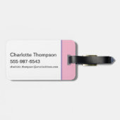 ロラ・チューンスクワッド™バーシティハート ラゲッジタグ (裏面横)