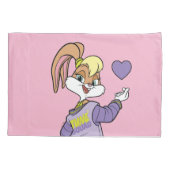 ロラ・チューンスクワッド™バーシティハート 枕カバー (裏面)