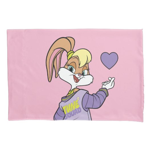 ロラ・チューンスクワッド™バーシティハート 枕カバー (正面)