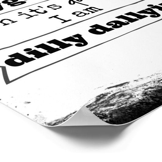 ロリおもしろいガグ引用文 ポスター (角)