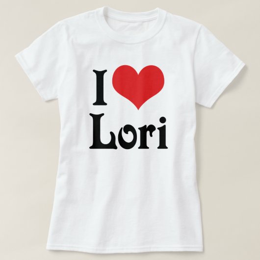 ロリが大好き Tシャツ (デザイン正面)