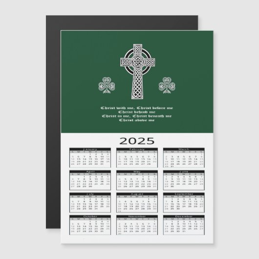 ロリカオブサンパトリック祈りの言葉（短） (正面/裏面)