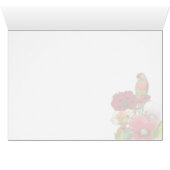 ロリケートのオウムを持つポピー空白のガーデン (内部横(下))