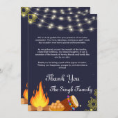 ロリサンキューカードテンプレート 招待状 (正面/裏面)