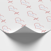 ロリスサウスカロライナのクリスマスラッピング紙 ラッピングペーパー (角)