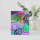 ロリポップパターン ポストカード (スタンド正面)