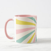 'ロリポップビベス'、レトロパステルスワール マグカップ (左)