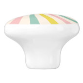 'ロリポップビベス'、レトロパステルドア セラミックノブ (側面)