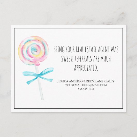 ロリポップ不動産紹介マーケティング ポストカード (正面)