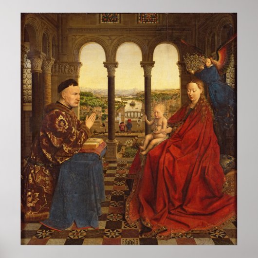 ロリン・マドンナ1435年 ポスター (正面)