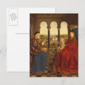 ロリン・マドンナ1435年 ポストカード (正面/裏面)