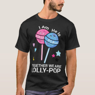ロリーおポップ・アートのじいちゃんご婚礼Sカップルロリポ Tシャツ