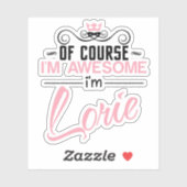 ロリーもちろん私の名素晴らし前 シール (シート)