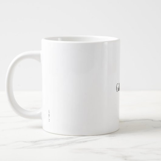 ロリーギルモアポートレート ジャンボコーヒーマグカップ (左)