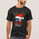 ロリークローストナカイSanta Messy Bun Christmas Fa Tシャツ<br><div class="desc">ロリークローストナカイSanta Messy Bunクリスマスファミリー</div>