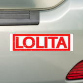 ロリータスタンプ バンパーステッカー (車上)