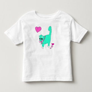 ロリータドリームキャットTシャツ - オリジナル手描きアート トドラーTシャツ