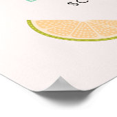 ロリータフィエスタシエスタテキーラバチェロレッテ歓迎 ポスター (角)