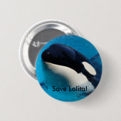 ロリータボタンを救って下さい 缶バッジ (正面&裏面)