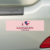 ロリーナ、テキサス州 バンパーステッカー (車上)