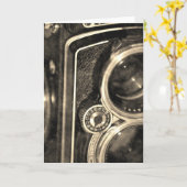 ロリーフレックスカメラ カード (黄色い花)