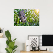 ロリーフレックスカメラ ポスター (ホームオフィス)