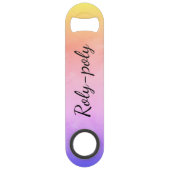 ロリーポリパステルピンクピグピギー スピード栓抜き (裏面)