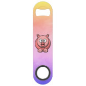 ロリーポリパステルピンクピグピギー スピード栓抜き (正面)