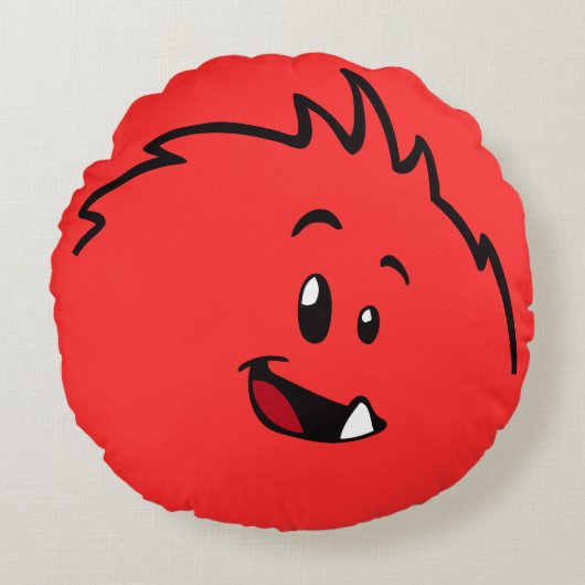 ロリーポリモンスター装飾用クッション ラウンドクッション (正面)