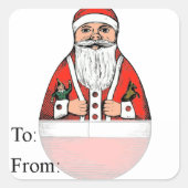 ロリーポリーヴィンテージギフトラベル スクエアシール (正面)