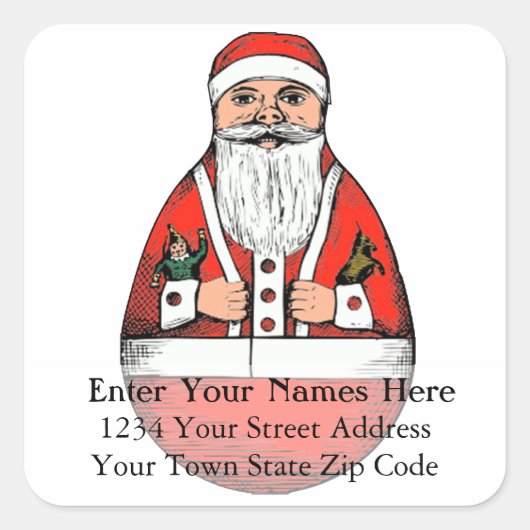 ロリーポリーヴィンテージ住所 シール (正面)