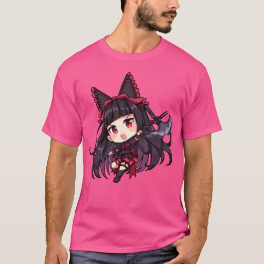 ロリーマーキュリーチビ(小さくかわいく書いた感じ) Tシャツ (正面)