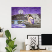 ロリー・カレルによる星空の夜 ポスター (ホームオフィス)