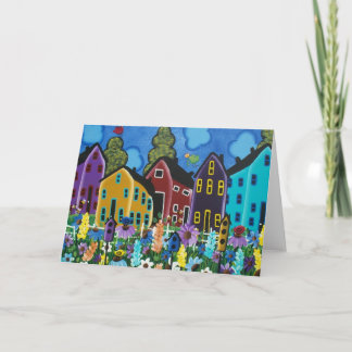 ロリ地方EVERETTの挨拶状による民芸の働き者 カード