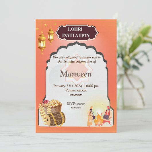 ロリ招待状 – 黄 招待状 (スタンド正面)