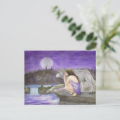 ロリ・カレルズによる星空の夜のグリーティングカード ポストカード (スタンド正面)