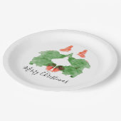 ロルシャッハインクロサンタ小人 ペーパープレート (アングル)